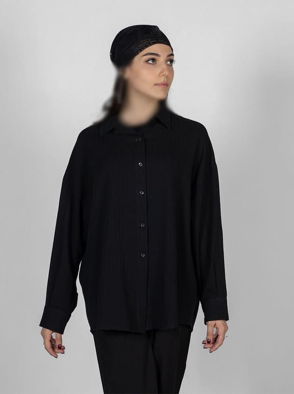 وست و شومیز؛ شومیز پشت پیلی لینن راه راه برای استایل روی مد 1404