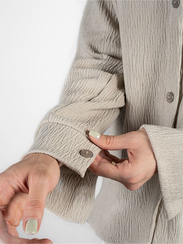 وست و شومیز؛ شومیز و شلوار لینن در کالکشن 1404 فروشگاه زی زی مد