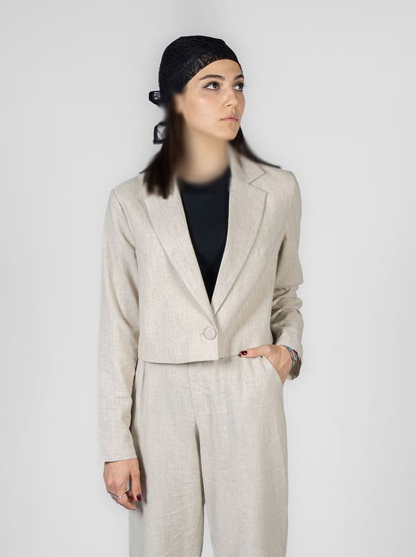 کراپ کت؛ کراپ کت لینن نچرال